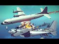 Two large transport airplanes collide midair! | Besiege