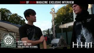 Ville Valo of HIM interview Rock Allegiance Tour 2013