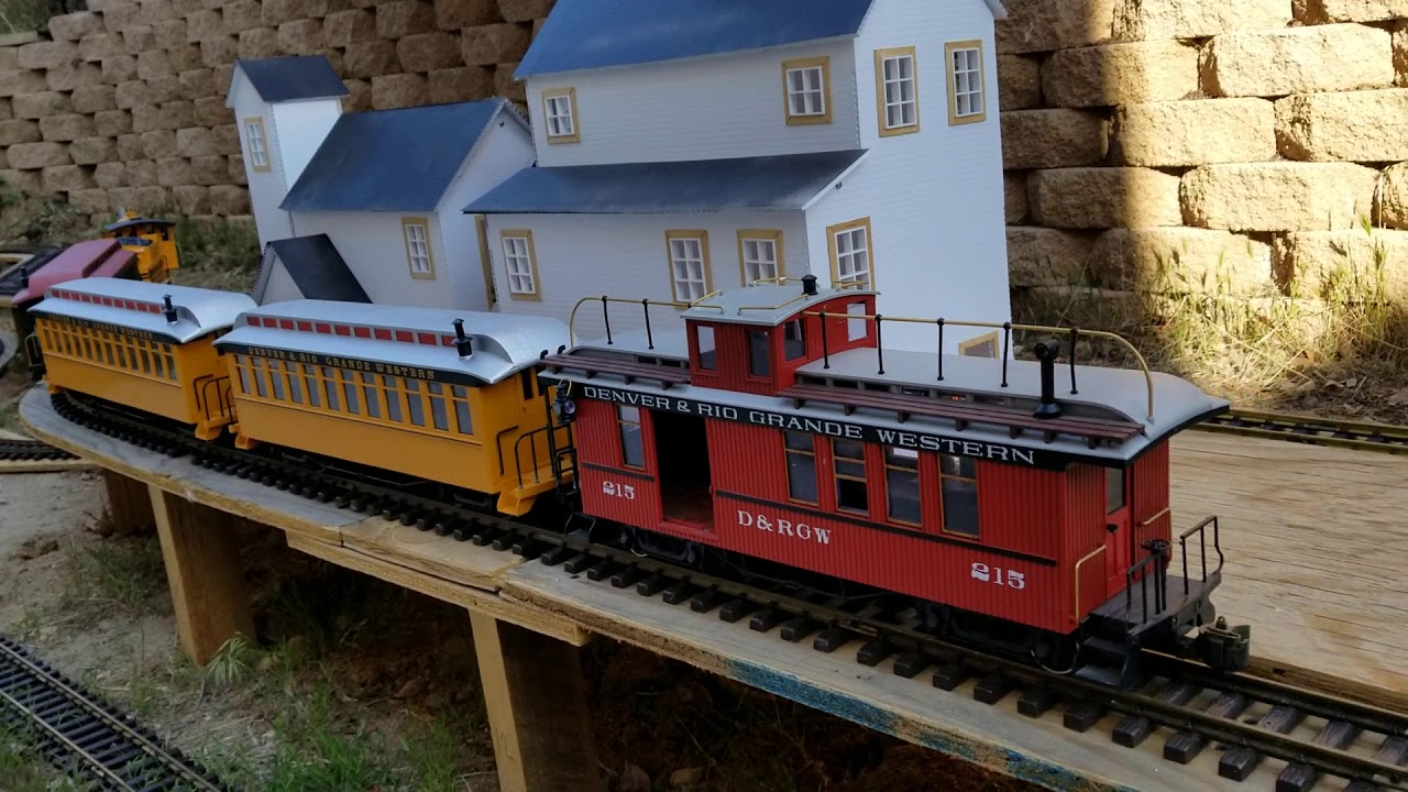 LGB mogul passenger train YouTube