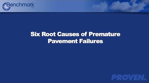WEBINAR: 6 Root Causes of Pavement Failure