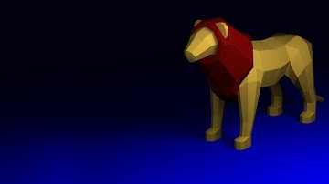 Maya speed modelling | Low Poly Lion