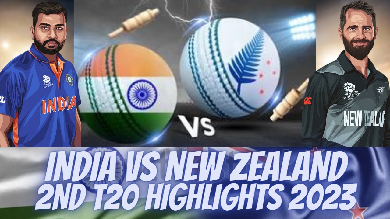 INDIA VS NEW ZEALAND 2ND T20 HIGHLIGHTS 2023 CRICKET GAME ZONE 🏏