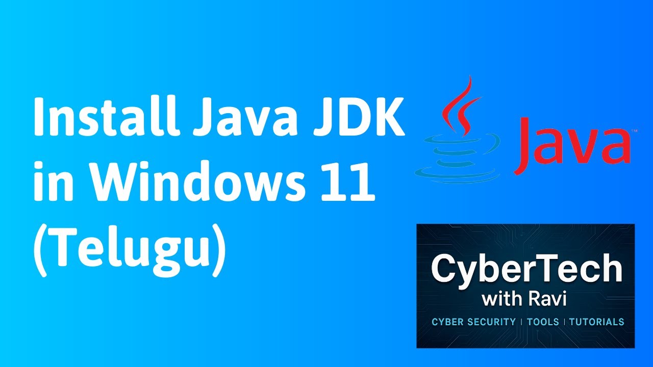 How to Install Java in Windows 11 | Telugu