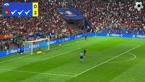 Portugal vs Slovenia 3-0 Full Penalty Shootout EURO 2024