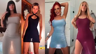 😱Transparent Dress Challenge😱[4K] Girls Without Underwear #35