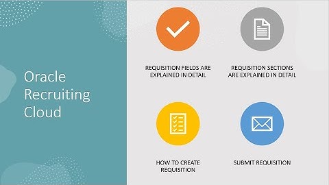 ORC (Oracle Recruiting Cloud) - Create Requisition