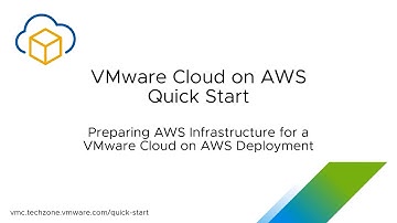 Preparing AWS Infrastructure for a VMware Cloud on AWS Deployment