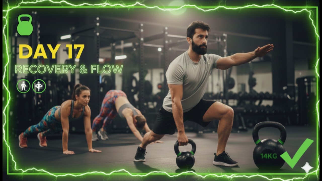 Day 17: My LONGEST Plank Ever! | 20 Min Kettlebell & Yoga