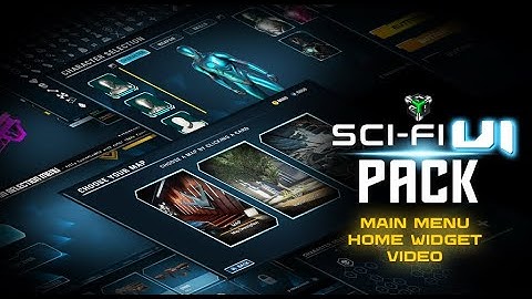 Sci-fi UI Pack - Main Menu - Home Widget Video