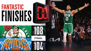 Final 3:54 WILD ENDING Celtics vs Knicks | October 25, 2023