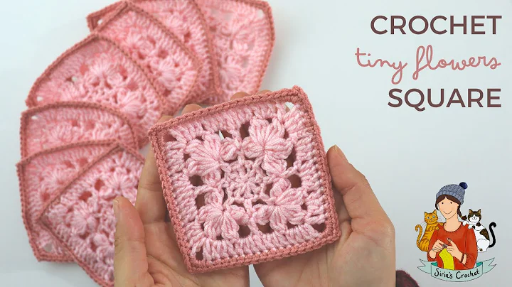 Learn to Crochet Granny Square with Delicate Flowers