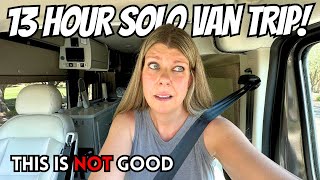 My 1st Solo Van Life Road Trip (emotional day)