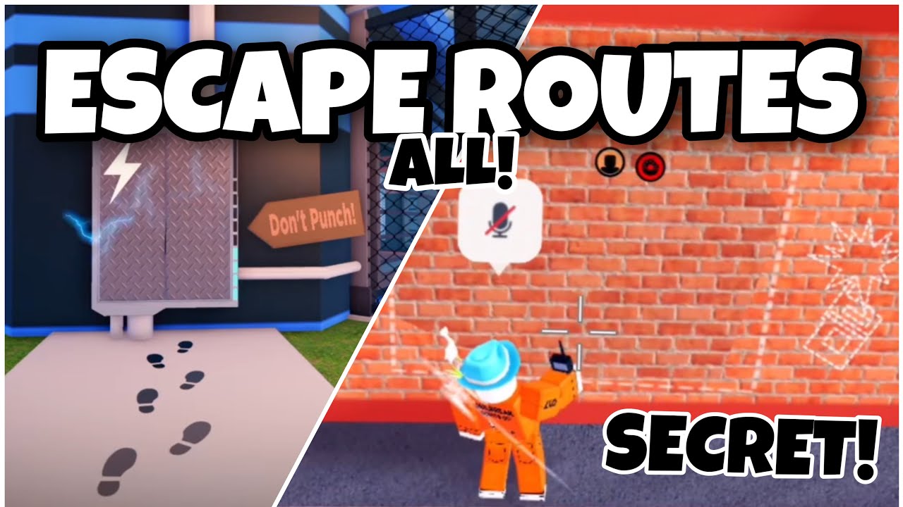 5 WAYS TO ESCAPE JAILBREAK 🚗🚓 // Roblox Jail Break 