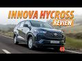 Toyota innova hycross base and top model review the best innova yet