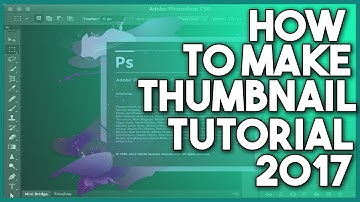How To Make Thumbnails For YouTube Videos With Photoshop cs6 Tutorial (2016/2017)