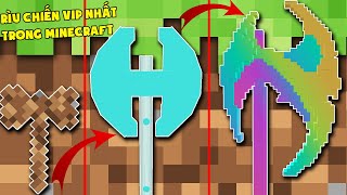 NẾU NOOB SỞ HỮU RÌU CHIẾN VIP NHẤT TRONG MINECRAFT * T GAMING VÀ NOOB TEAM CÓ SỨC MẠNH CỦA RỒNG THẦN