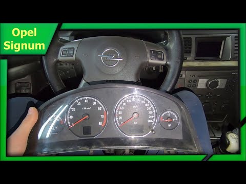 Снятие панели приборов Opel Signum / Opel Vectra C