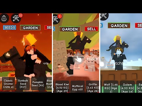 NIGHTMARE PEACOCK (60Kg)🌴🌱 GROW A GARDEN 🎮 ROBLOX🟢Online(⏰1min