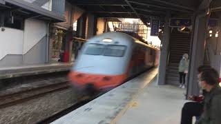 (元旦列車實況)176次自強號埔心站飆速夕陽通過