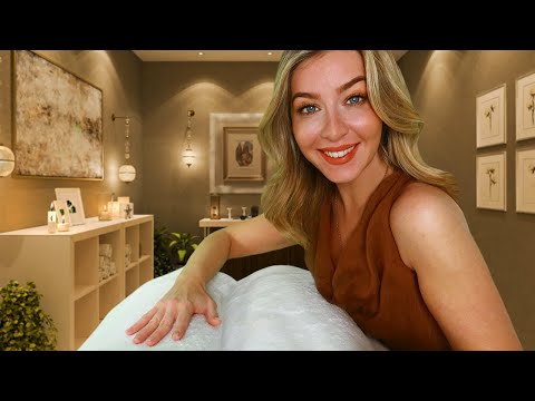 ASMR MASSAGE | Full Body Binaural Oil & Lotion Spa Massage *with a CHEEKY twist*