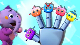 Robot Finger Family | Nursery Rhymes For Kids | Nursery Rhyme Street