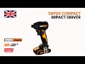 Worx wx265 brushless cordless impact driver 20v en