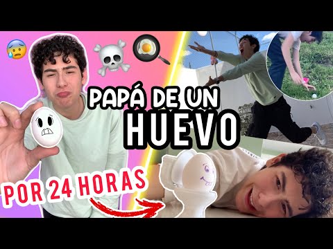 FUI PAPÁ De Un HUEVO Por 24 HORAS ?? Y SE ME CAYÓ JAJA | Leo Study