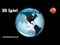 Realistic Spinning Globe Animation Effect in PowerPoint