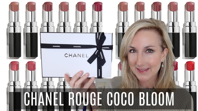 NEW CHANEL ROUGE COCO BLOOM LIPSTICK REVIEW SWATCHES UNBOXING