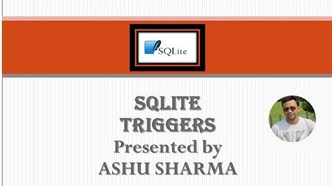 Triggers in SQLite Part 1