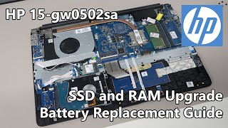 HP 15-gw0502sa - SSD/HDD and RAM Upgrade and Battery Replacement Guide