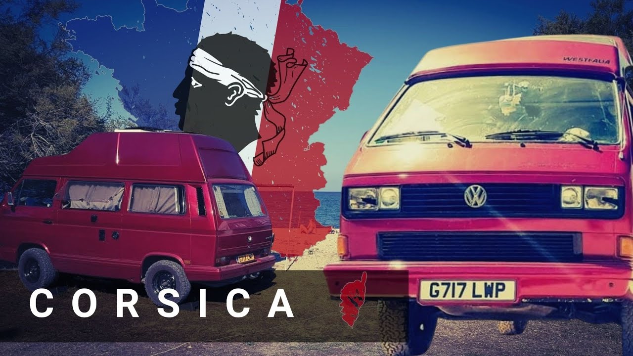 Corsica and back in our lifted 2WD VW T3 Vanagon