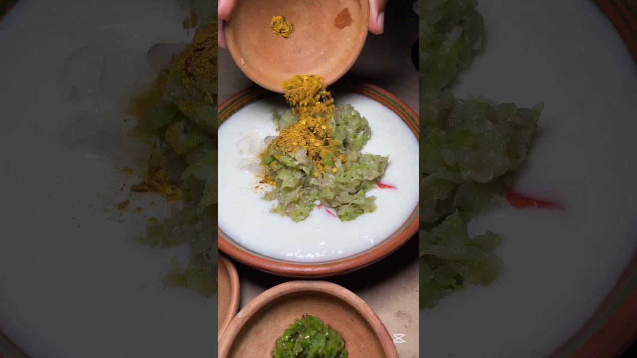 Lauki ka raita making recipe by village kitchen style 