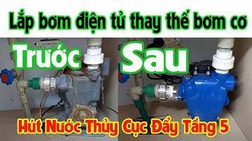 [Lắp bơm] Taesung 300w đẩy cao hút nước máy trực tiếp I Kênh Máy Bơm Nước Hà Nội
