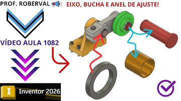 Lesson 1082 - Modeling the Shaft, Bushing and Adjustment Ring of the Belt Tensioner in Autodesk I...