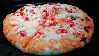 Homemade Super Soft Chicken Tandoori Pizza | Ruky Cooks screenshot 3