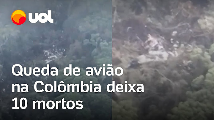 Queda de avião de pequeno porte deixa dez mortos na Colômbia