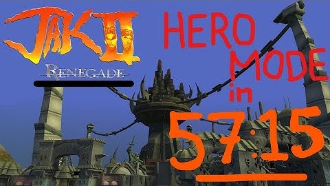 Jak II Any% Hero Mode Speedrun in 57:15