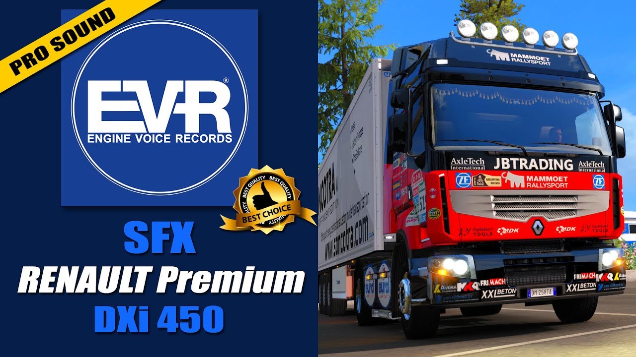 Engine Voice Records - SFX RENAULT Premium DXi 450 - review - YouTube