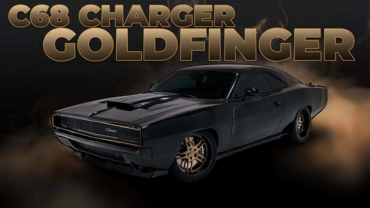 Unveiling the EXOMOD C68 Carbon Dodge Charger Goldfinger! 807HP