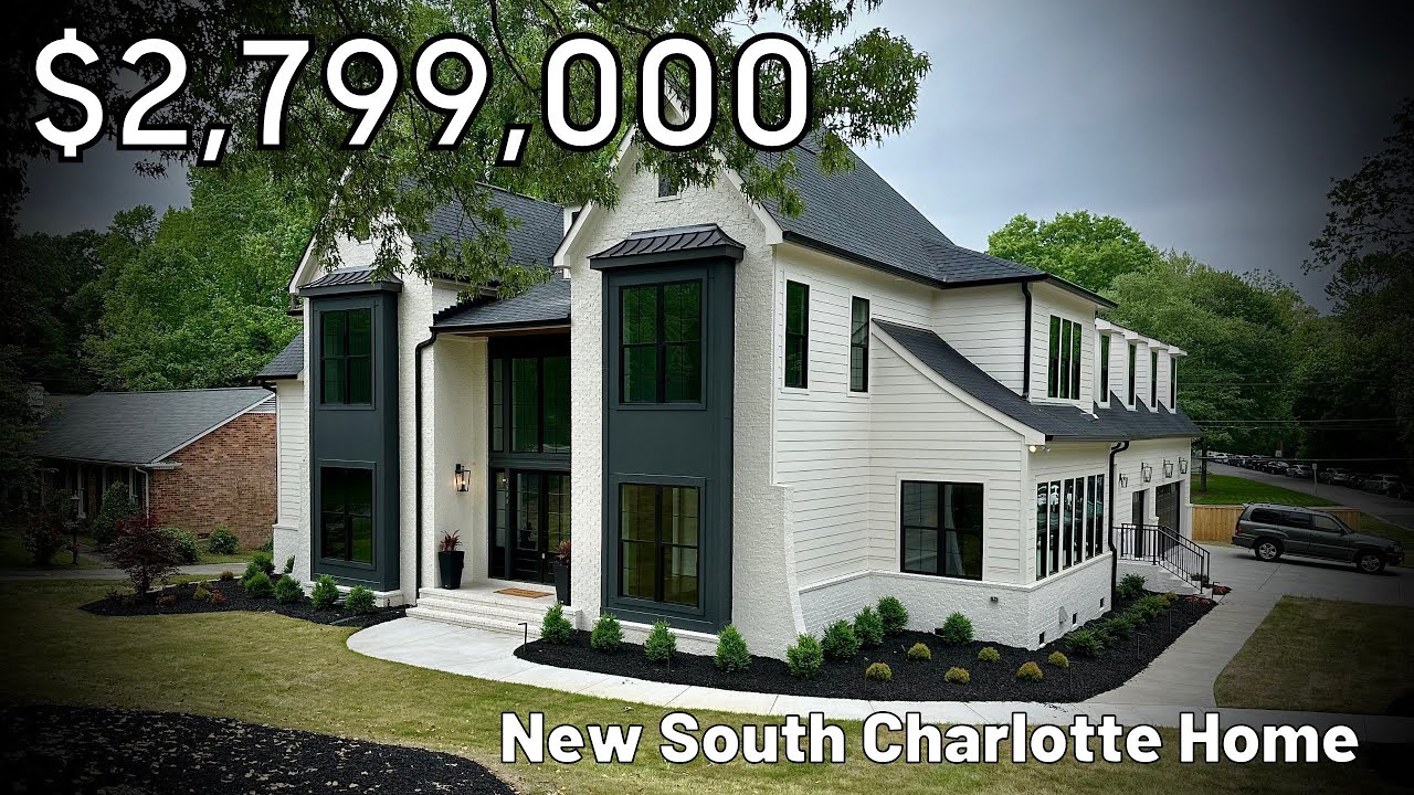 Charlotte, NC | New South Charlotte Custom Home Tour | 7 Bedrooms, 5.5 Baths, $2,799,000