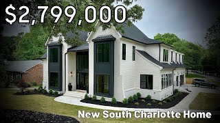 Charlotte, NC | New South Charlotte Custom Home Tour | 7 Bedrooms, 5.5 Baths, $2,799,000