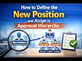 Defining Position and Assign Approval Hierarchy in EBS R12 | By Mr. Jibran #DevelopersDiary