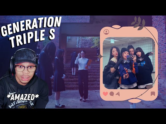 My First Time Reacting to Triple S | Generation MV class=