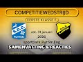 Samenvatting en reacties SDC Putten  - DOS Kampen, competitie 1e klasse F, (31 januari 2026)