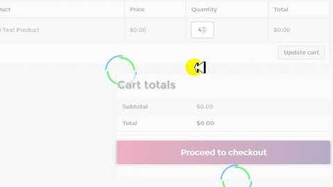 Woocommerce Custom Spinner