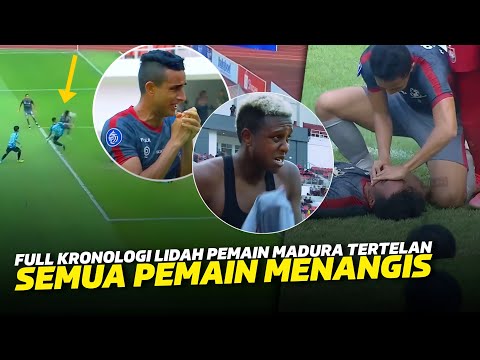 buaya77 x JAGO11 - TELAT SEDETIK SAJA TAK TERTOLONG 😭 Detik-Detik Pemain Madura United Tak Sadarkan Diri di Akhir Laga