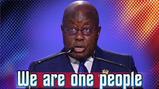 Ghana President Nana Akufo-Addo Addresses Black Americans During Speech