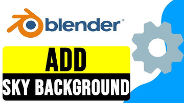 How to ADD a SKY BACKGROUND in BLENDER 2.9 | Import HDRI in Blender 2024