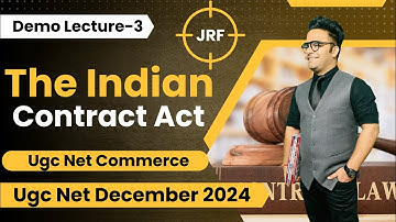 The Indian Contract Act 1872 Business Law || Legal Aspect Ugc Net || Commerce Ugc Net